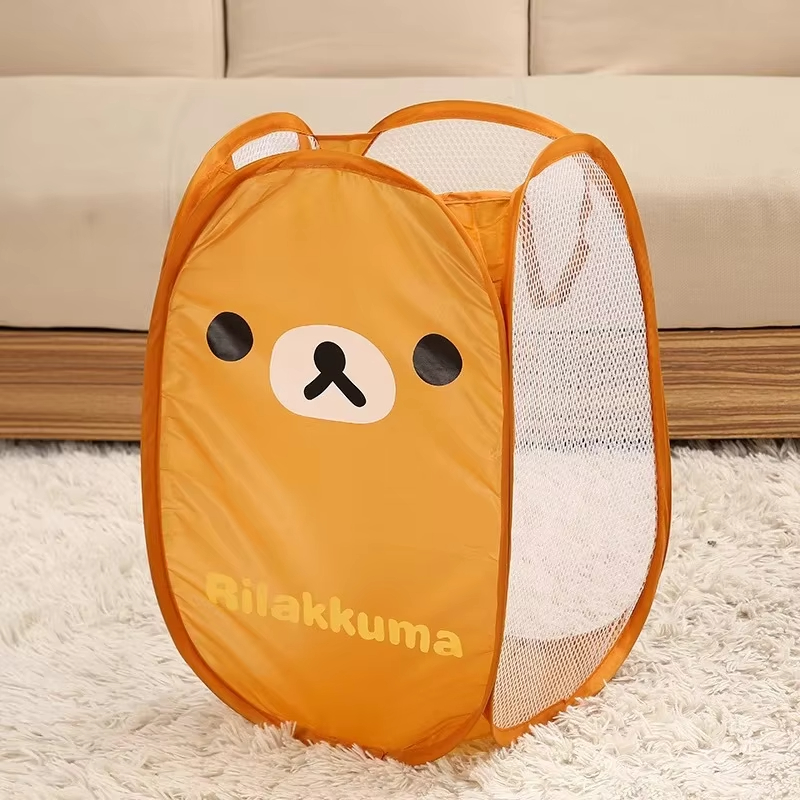 Bathroom Home Improvement - Hot Rilakkuma Mesh Folding Large Capacity