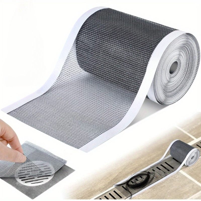 Drain Hair Catcher - Self-Adhesive Floor Drain Sticker Mesh Hair
