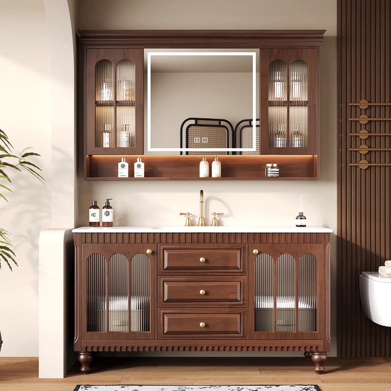 Home Bathroom Partition Wall - Organizer Vanity Bathroom Cabinet Disinfecting Sideboards