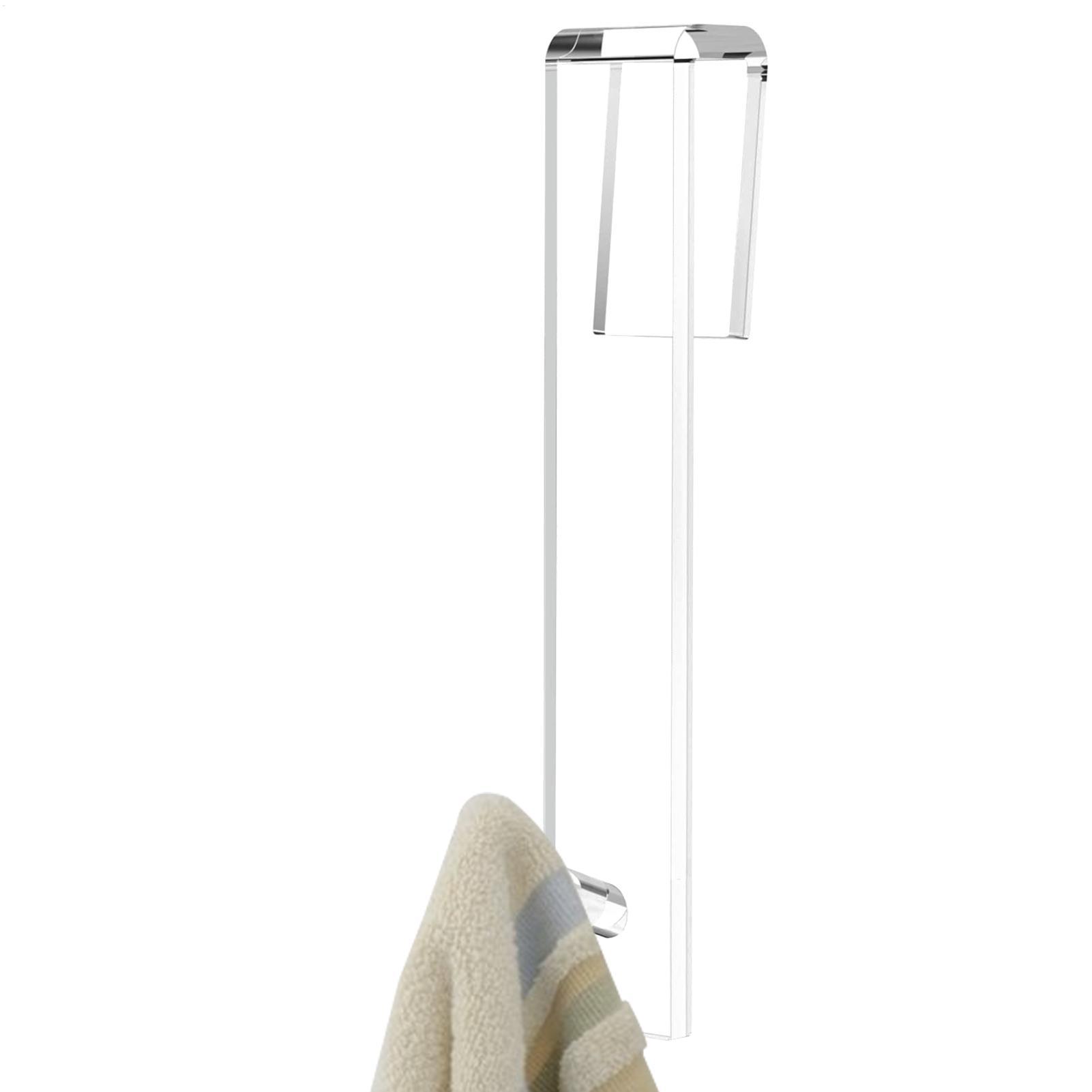 Shower Door Hooks Acrylic Coat - Home Bathroom Door ulasan dan harga