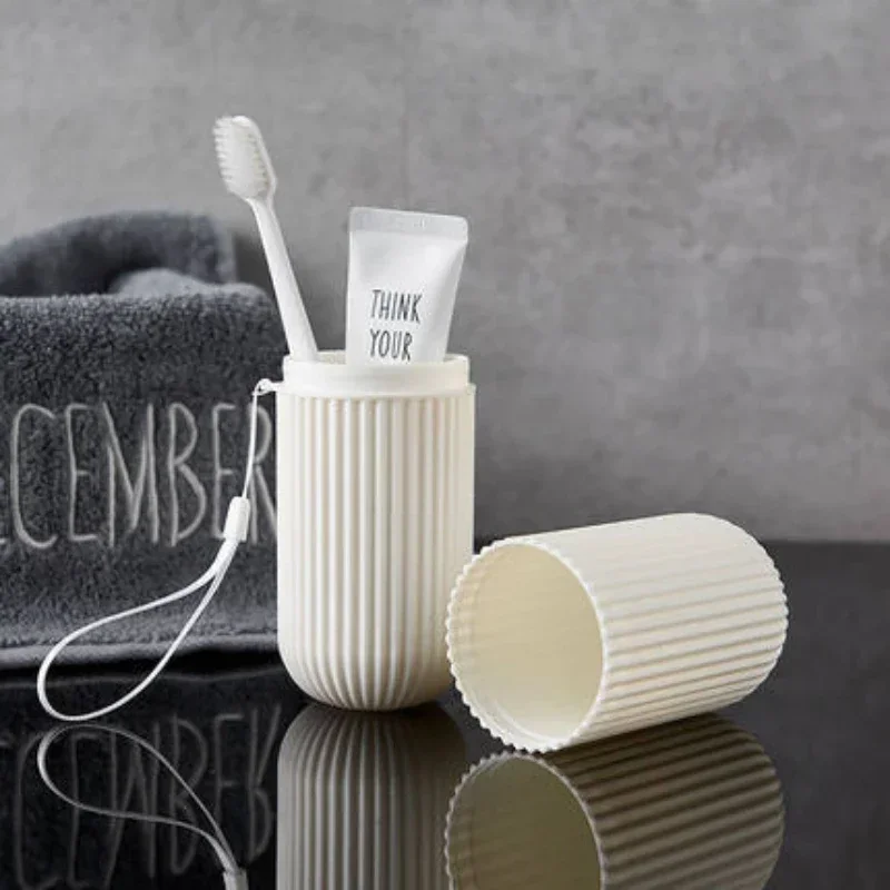 Travel Toothbrush Cup Box Roun - Bathroom Home Improvement ulasan dan harga