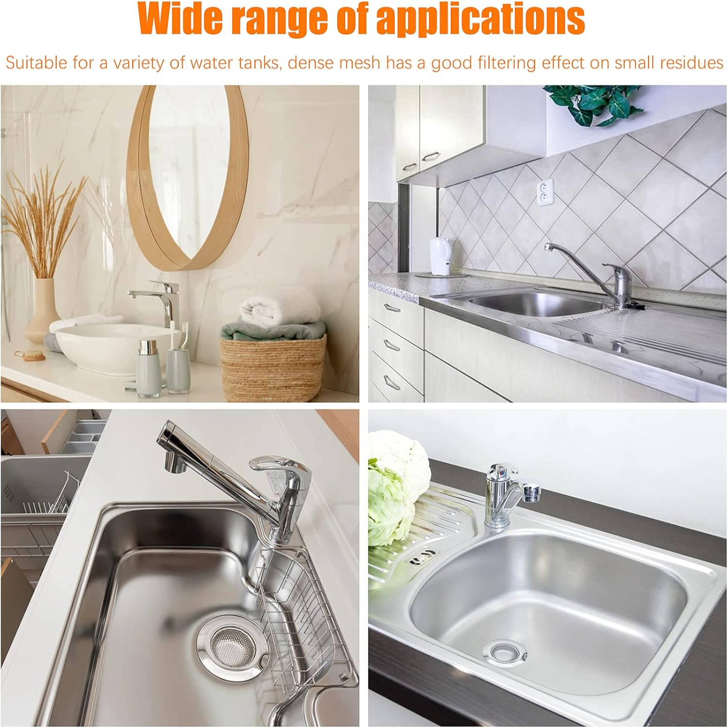 2Pcs Kitchen Sink Drain Strain - Drain Hair Catcher ulasan dan harga
