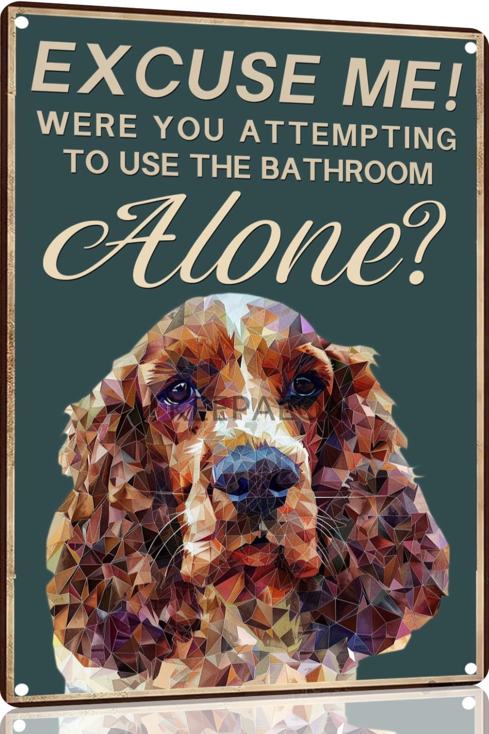 Cocker Spaniel Dog Bathroom Wa - Home Alone Bathroom ulasan dan harga