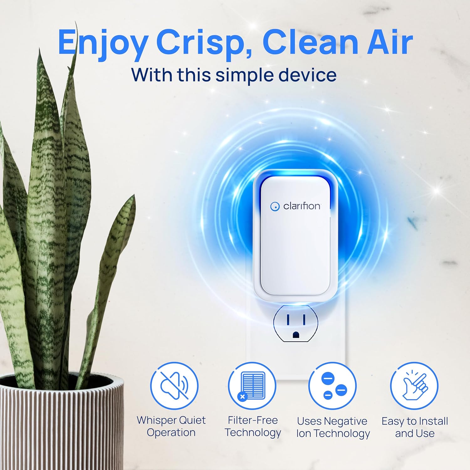 Negative Ion Air Purifier for  - Home Kitchen & Bathroom ulasan dan harga