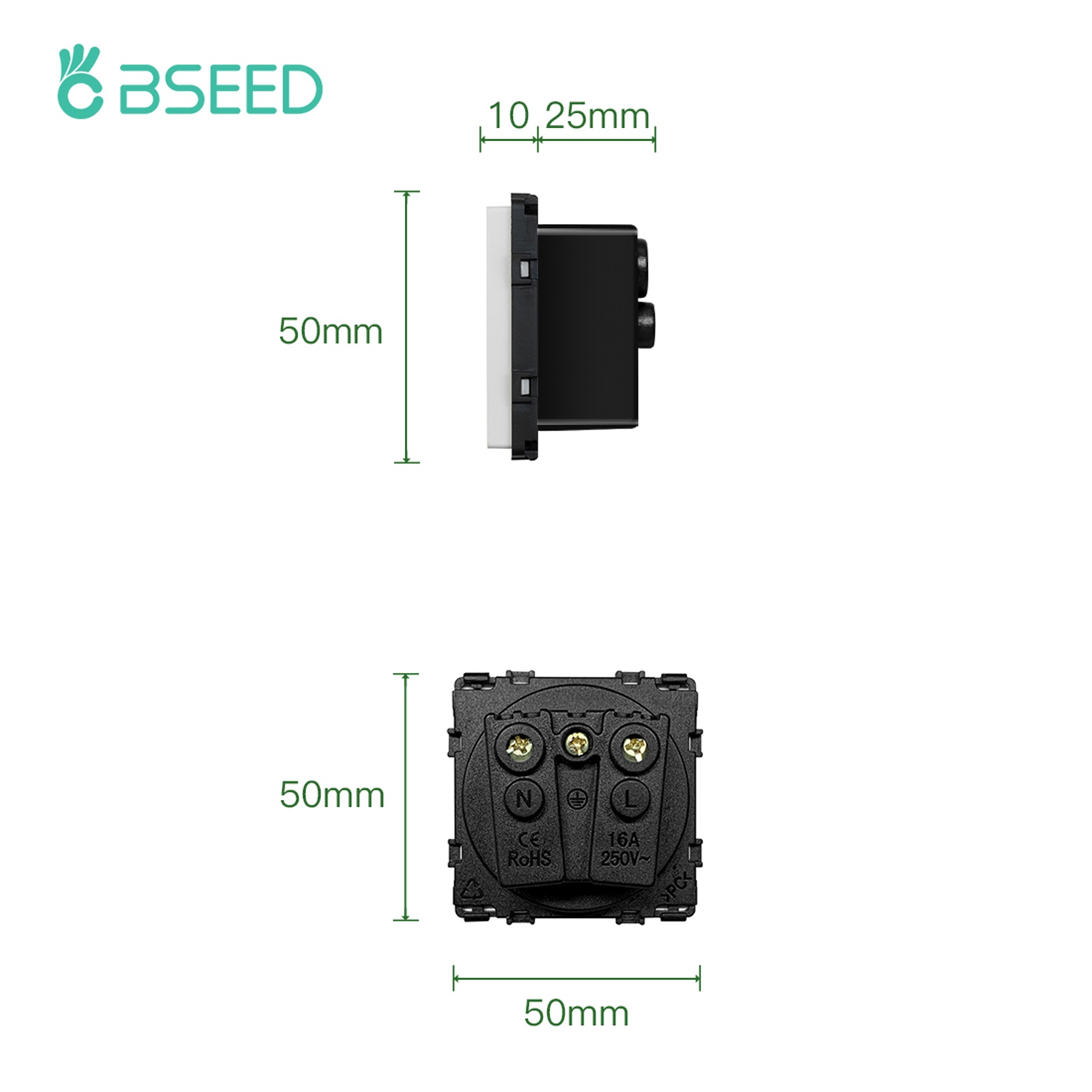 BSEED French Plug Wall Socket  - Bathroom Home Improvement ulasan dan harga