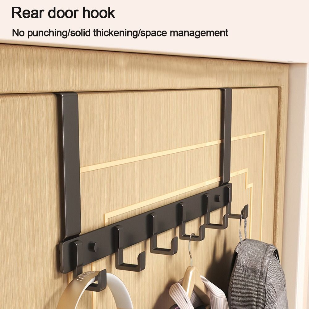 Hooks Over The Door 6 Hooks Cl - Home Bathroom Door ulasan dan harga