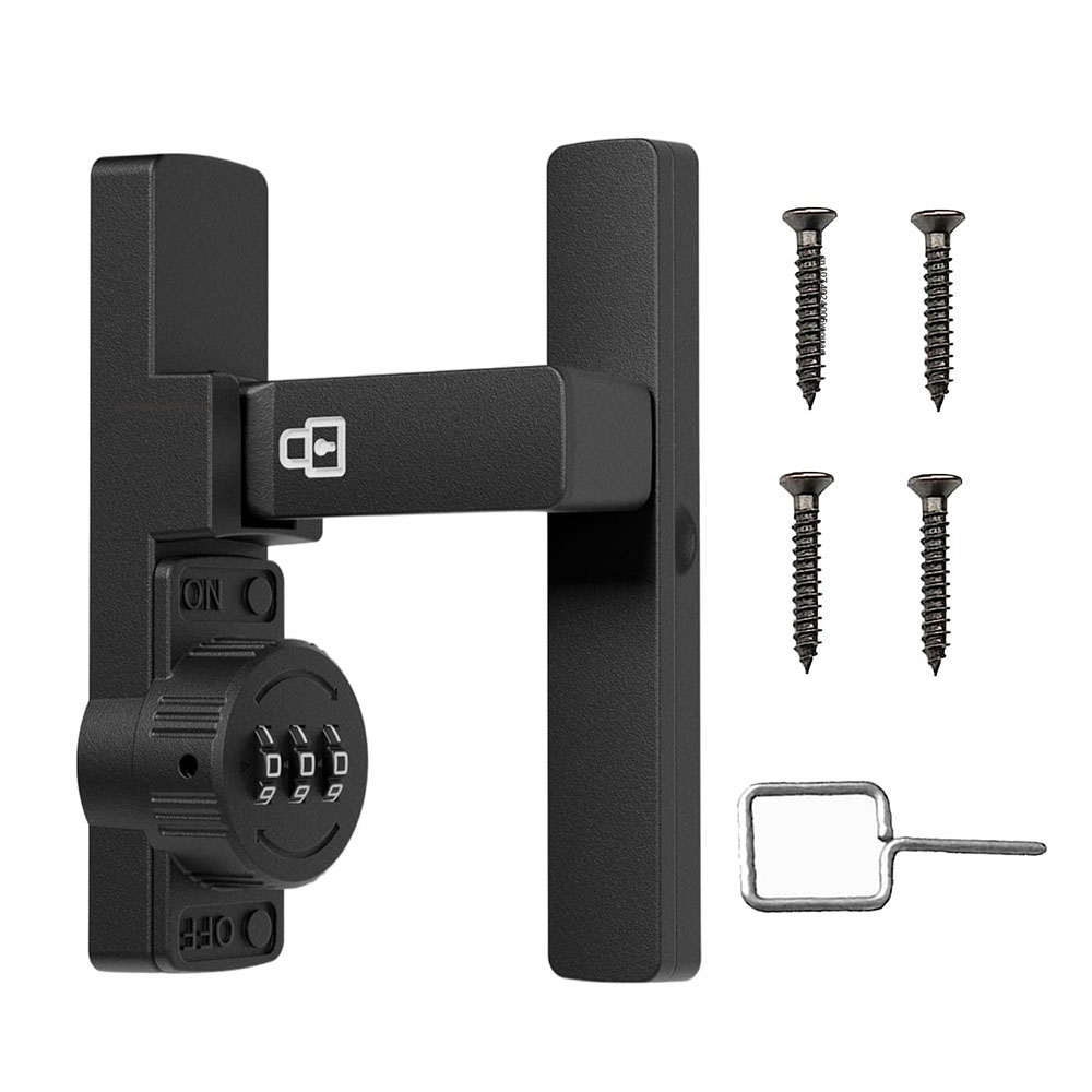 Security Barn Door Lock 3-Digi - Home Bathroom Door ulasan dan harga