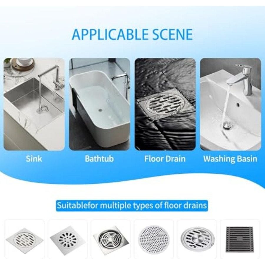 20 Pack Disposable Shower Drai - Drain Hair Catcher ulasan dan harga