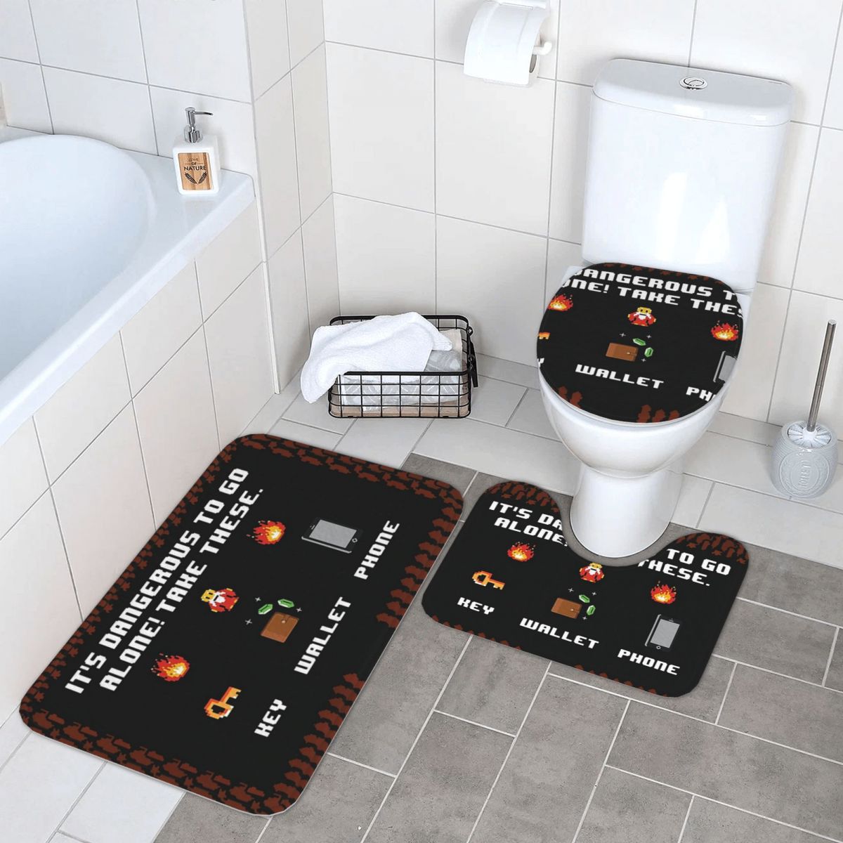 Its Dangerous To Go Alone Take - Home Alone Bathroom ulasan dan harga