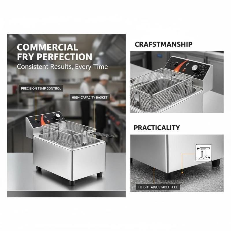 Tabletop Frying Machine 12Qt / - Home Kitchen & Bathroom ulasan dan harga