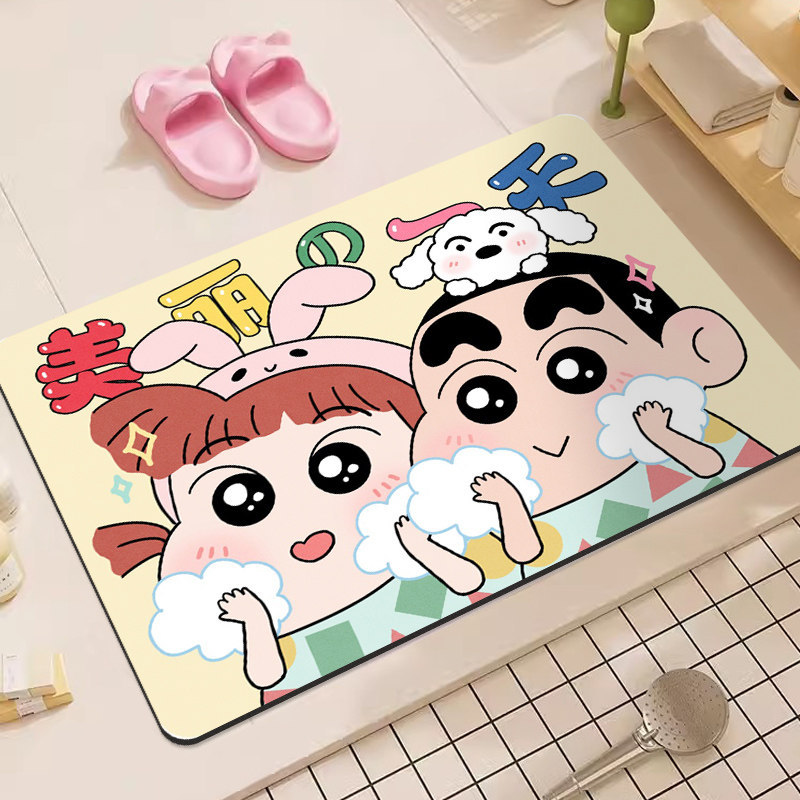 Crayon Shin-Chan Cartoon Diato - Home Bathroom Door ulasan dan harga