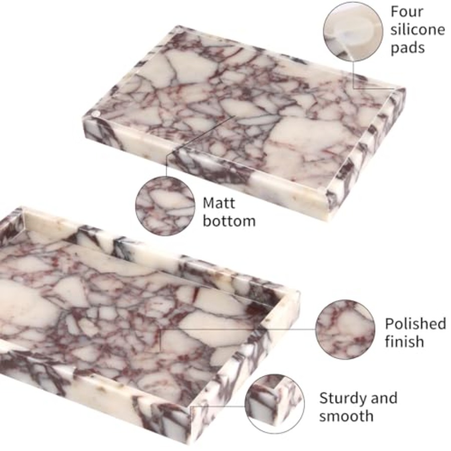Marble Bathroom Vanity Tray, N - Home Kitchen & Bathroom ulasan dan harga
