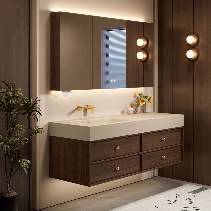 Modern Luxury Bathroom Cabinet - Home Bathroom Partition Wall ulasan dan harga