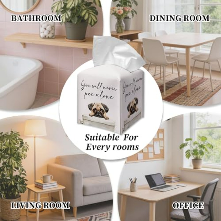 Cute Pug Dog Bathroom Tissue B - Home Alone Bathroom ulasan dan harga