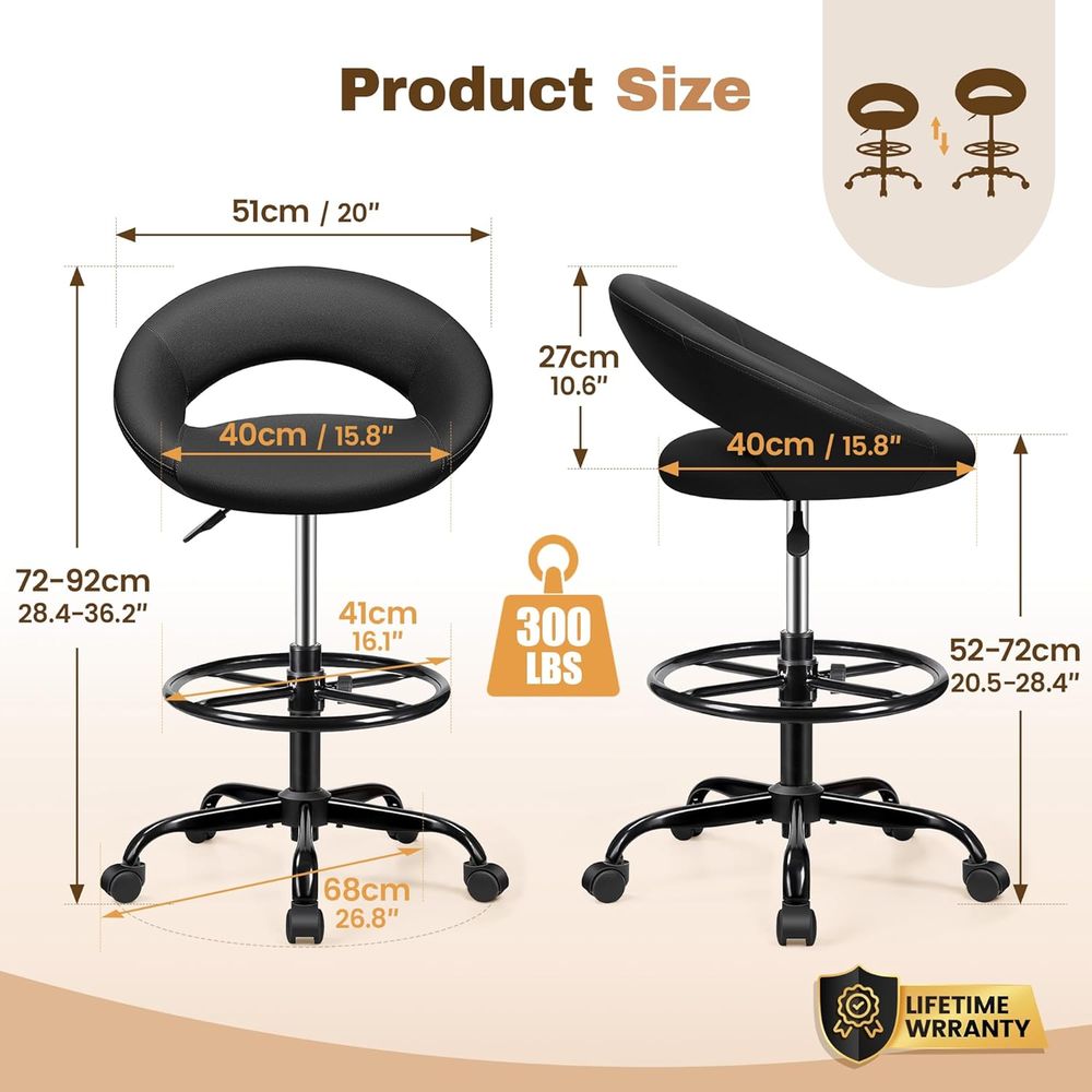 Adjustable Swivel Bar Stools w - Home Kitchen & Bathroom ulasan dan harga