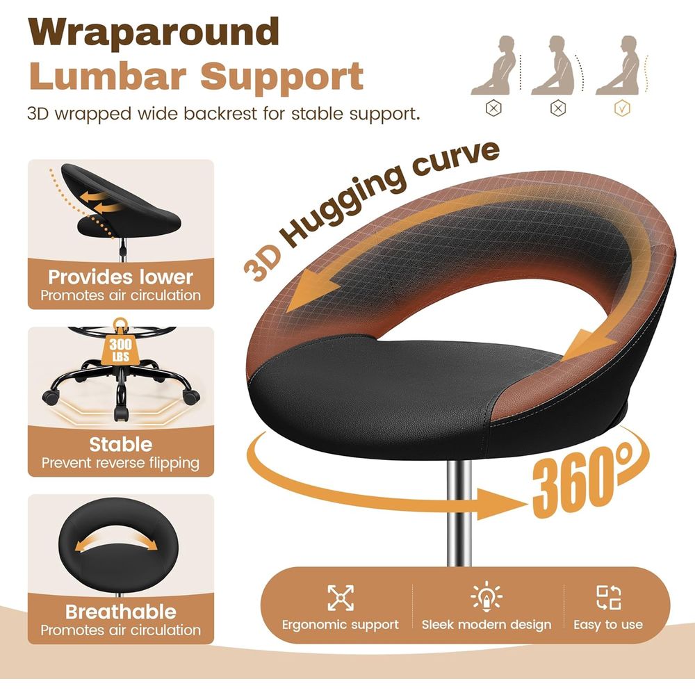 Adjustable Swivel Bar Stools w - Home Kitchen & Bathroom ulasan dan harga