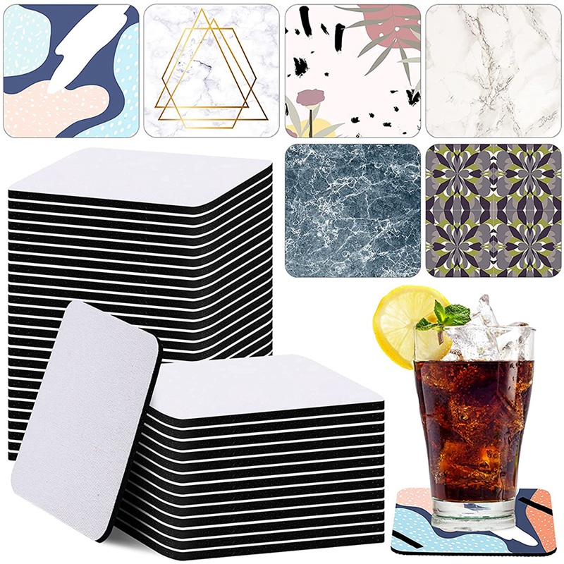 35 Pieces Square Sublimation C - Home Kitchen & Bathroom ulasan dan harga