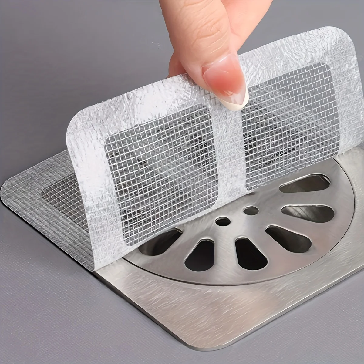 Self Adhesive Drain Filter Net - Drain Hair Catcher ulasan dan harga