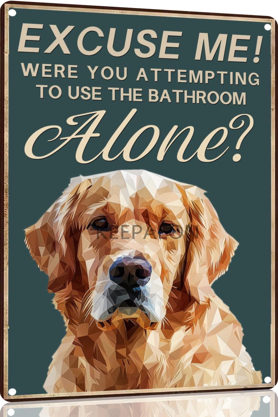 Golden Retriever Bathroom Wall - Home Alone Bathroom ulasan dan harga