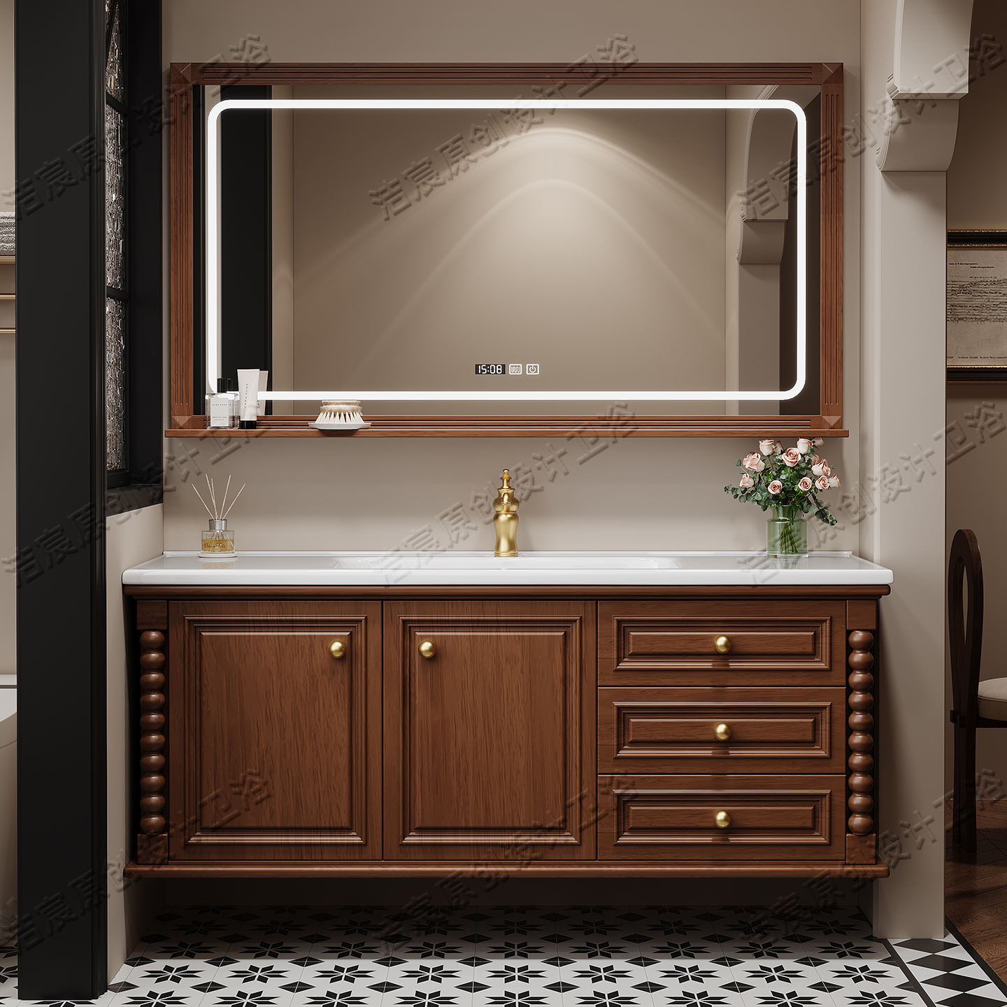 Storage Drawers Cupboard Toile - Home Bathroom Partition Wall ulasan dan harga