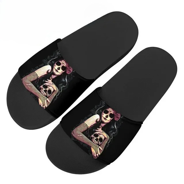 Gothic Skull Design Woman Summ - Home Design Bathroom ulasan dan harga