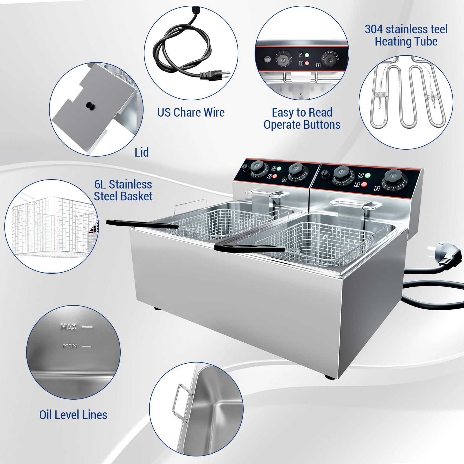 6/8/11L Commercial Electric De - Home Kitchen & Bathroom ulasan dan harga