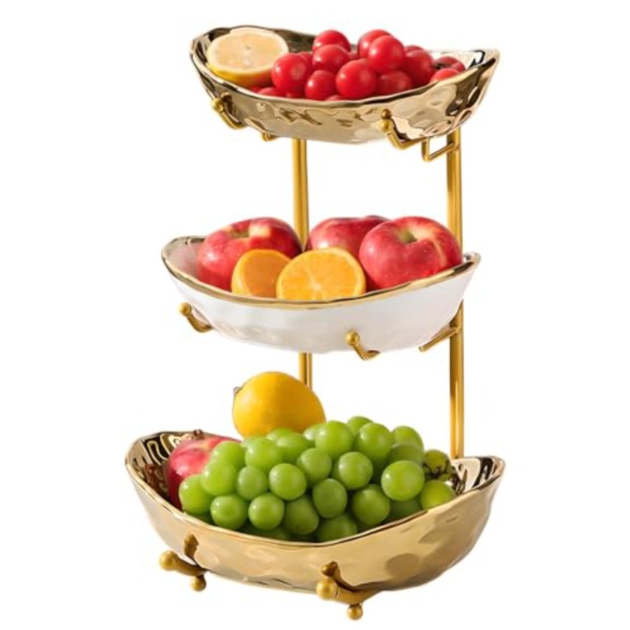 3 Tier Fruit Bowl for Kitchen  - Home Kitchen & Bathroom ulasan dan harga