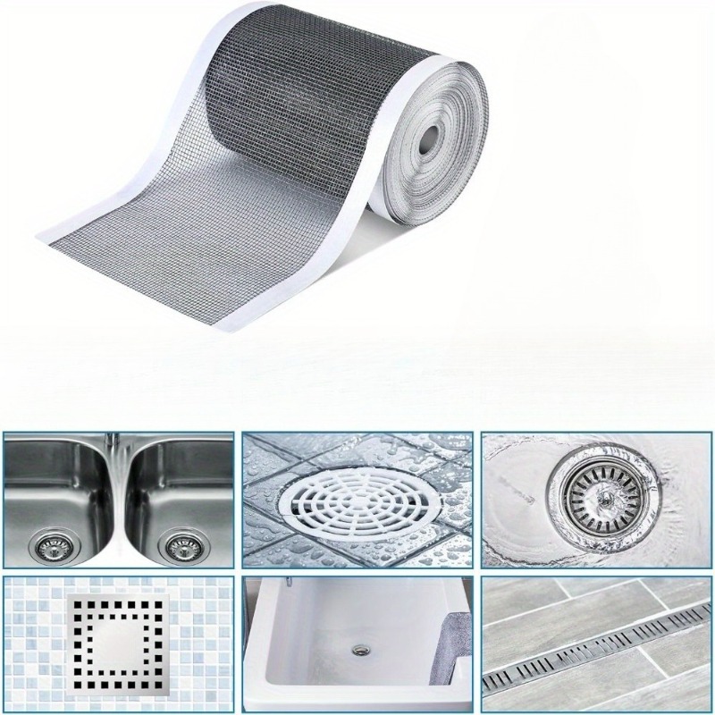Self-Adhesive Floor Drain Stic - Drain Hair Catcher ulasan dan harga