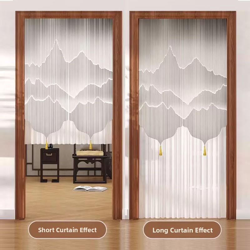 New 2025 Luxury Lace Door Curt - Home Bathroom Door ulasan dan harga