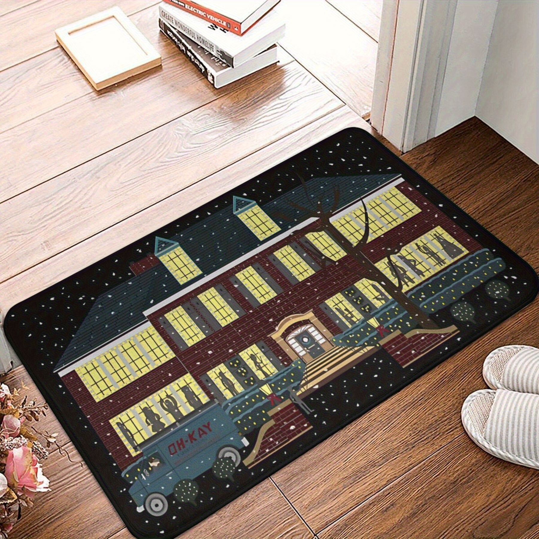 Alone at Home Inspired Doormat - Home Alone Bathroom ulasan dan harga